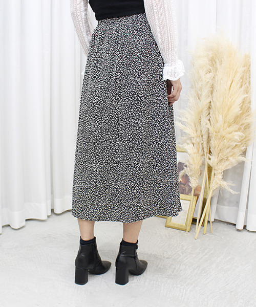 MODE ROBE（モードローブ）の「レオパードフレアスカート（スカート・レディース・ブラック/ブラウン/ベージュ・FREE）」の7枚目の写真