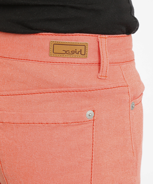 X-girl(エックスガール)の「HEAVY STITCH DENIM SHORTS(その他パンツ・レディース・ブラック/オレンジ/ブルー・0/2/1)」の7枚目の写真