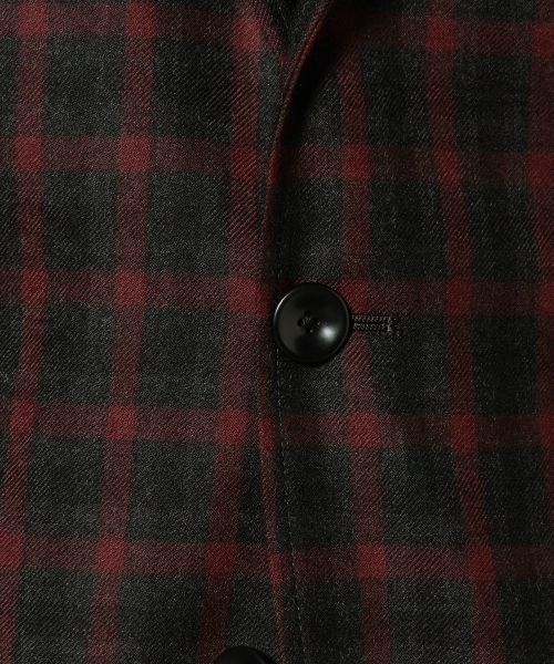 green label relaxing（グリーンレーベルリラクシング）の「□WOOL DK/TTN/CHK BLZR ジャケット ◆（テーラードジャケット・メンズ・ダークグレー/ネイビー・MEDIUM/SMALL/X-SMALL/X-LARGE/LARGE）」の14枚目の写真