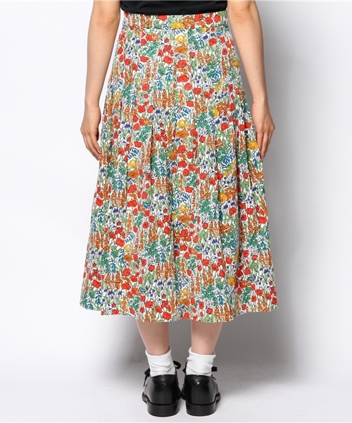 BEAMS BOY（ビームスボーイ）の「BEAMS BOY / リバティ コードリボン キルトスカート 14FW（スカート・レディース・ホワイト/ナチュラル・ONE SIZE）」の3枚目の写真