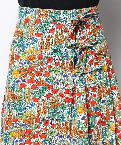 BEAMS BOY（ビームスボーイ）の「BEAMS BOY / リバティ コードリボン キルトスカート 14FW（スカート・レディース・ホワイト/ナチュラル・ONE SIZE）」の4枚目の写真