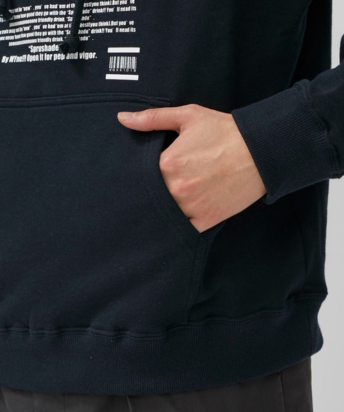 MYne(マイン)の「【MYne】Sprushade hoodie / G04HD251(パーカー・メンズ・ブラック/グリーン・SMALL/MEDIUM)」の9枚目の写真