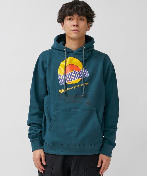 MYne(マイン)の「【MYne】Sprushade hoodie / G04HD251(パーカー・メンズ・ブラック/グリーン・SMALL/MEDIUM)」の6枚目の写真