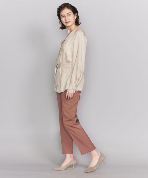 BEAUTY&YOUTH UNITED ARROWS(ビューティーアンドユースユナイテッドアローズ)の「BY ドライツイルスリムテーパードパンツ ◆(その他パンツ・レディース・ダークグレー/ベージュ/ピンク・LARGE/MEDIUM/SMALL)」の16枚目の写真