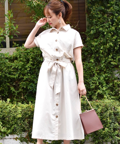 前開きミリタリーワンピース ワンピース Ems Excite エムズエキサイト のファッション通販 Zozotown