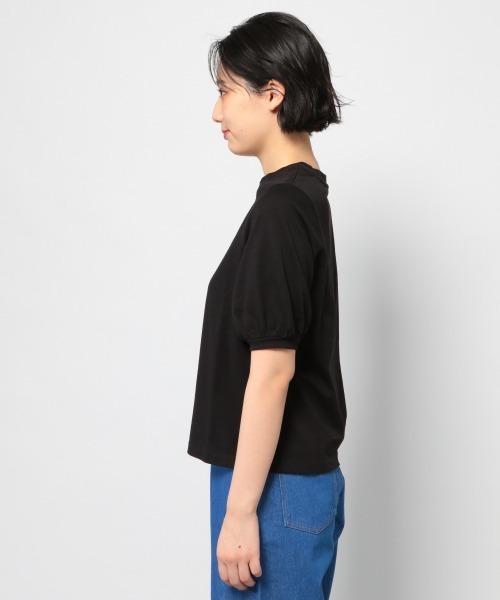 PAGEBOY（ページボーイ）の「ボリュームスリーブTEE（Tシャツ/カットソー・レディース・オフホワイト/ブラック/グレイッシュベージュ/モスグリーン/パープル/イエロー系その他/ダークブラウン・FREE）」の19枚目の写真