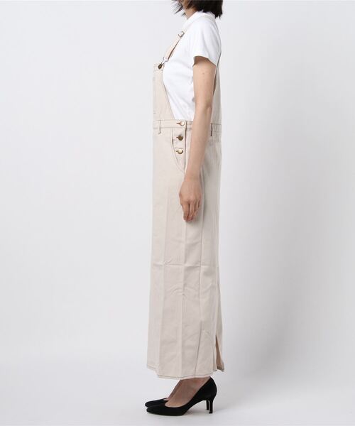 KOBE LETTUCE（コウベレタス）の「2wayジャンパースカート（ジャンパースカート・レディース・ホワイト系その他/ブラック系その他/ホワイト系その他2/カーキ/グリーン系その他/ブラック系その他2/ブルー系その他/ブルー系その他2/ブラック系その他3/ブラック系その他4・1/2）」の11枚目の写真