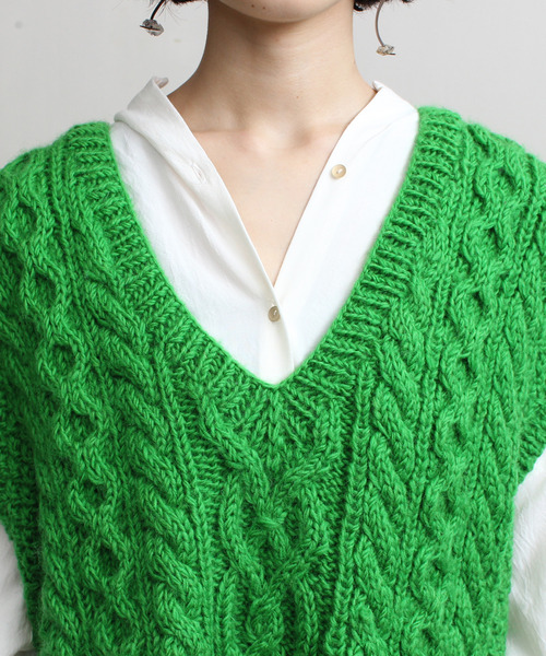 cardo fabrica（カルドファブリカ）の「HAND KNIT ケーブル