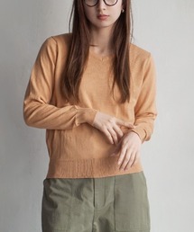 【ロングシーズン楽しめる、安心の綿100％】オーディナリー コットンニット セーター［Vネック］