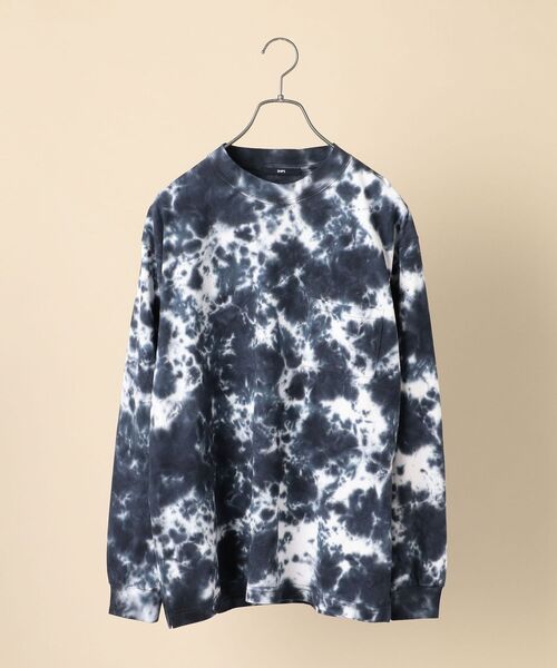 SHIPS（シップス）の「【WEB限定】SHIPS: タイダイ ロングスリーブ Tシャツ (ロンT)（Tシャツ/カットソー・メンズ・ラベンダー/ブラック/ブルー/ライトグレー・MEDIUM/X-LARGE/SMALL/LARGE）」の13枚目の写真