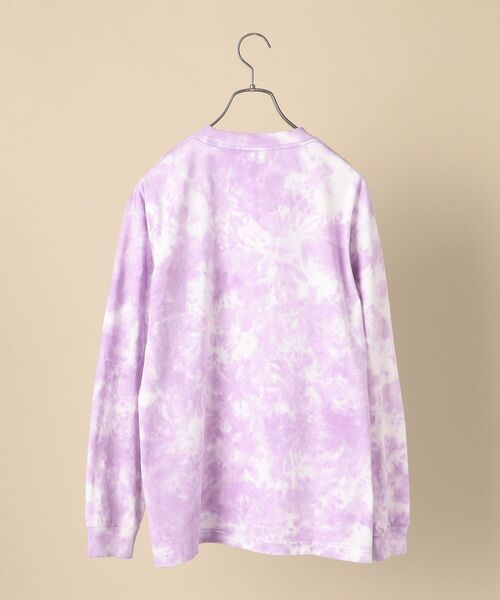 SHIPS（シップス）の「【WEB限定】SHIPS: タイダイ ロングスリーブ Tシャツ (ロンT)（Tシャツ/カットソー・メンズ・ラベンダー/ブラック/ブルー/ライトグレー・MEDIUM/X-LARGE/SMALL/LARGE）」の10枚目の写真