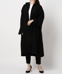 apuntob アプントビー リネン コート ノーカラー ロングジャケット fit=scale-down,w=1200