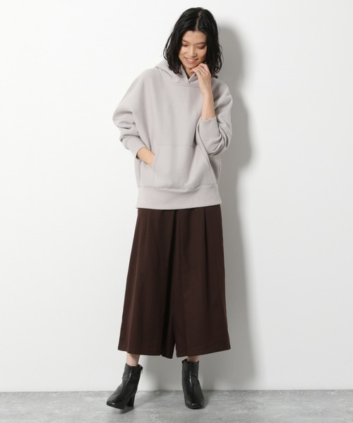 LAKOLE（ラコレ）の「アソートタックガウチョパンツ / LAKOLE（その他パンツ・レディース・ブラウン/アイボリー/ダークブラウン・SMALL/MEDIUM）」の9枚目の写真