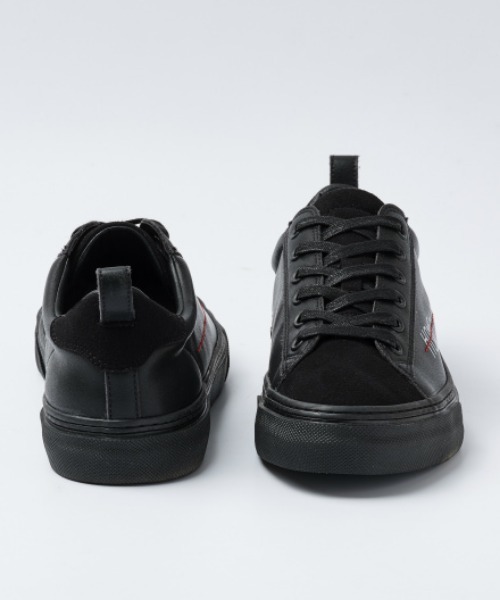 re:tack（レタック）の「[retack/レタック]HOME LE MULLER LEATHER スニーカー（スニーカー・メンズ・ホワイト/ブラック×ブラック・24.5cm/26.0cm/28.0cm/23.5cm/23.0cm/28.5cm/25.0cm/24.0cm）」の12枚目の写真