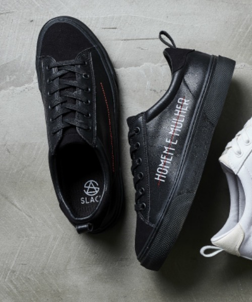 re:tack（レタック）の「[retack/レタック]HOME LE MULLER LEATHER スニーカー（スニーカー・メンズ・ホワイト/ブラック×ブラック・24.5cm/26.0cm/28.0cm/23.5cm/23.0cm/28.5cm/25.0cm/24.0cm）」の15枚目の写真