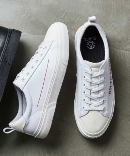 re:tack（レタック）の「[retack/レタック]HOME LE MULLER LEATHER スニーカー（スニーカー・メンズ・ホワイト/ブラック×ブラック・24.5cm/26.0cm/28.0cm/23.5cm/23.0cm/28.5cm/25.0cm/24.0cm）」の16枚目の写真