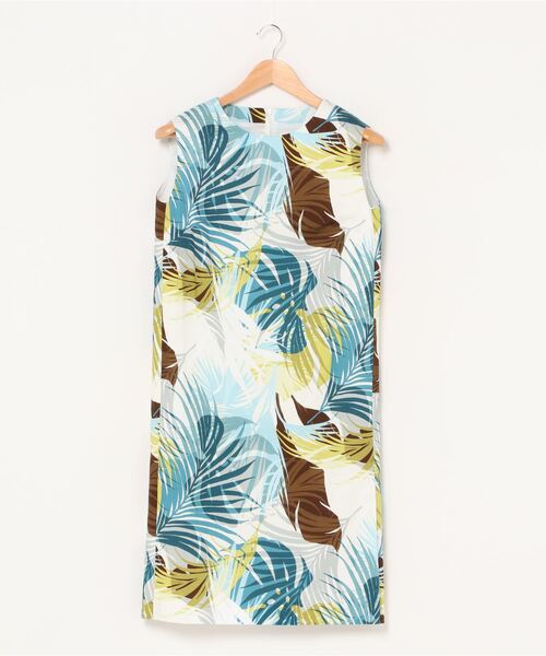 セール Mori ハナエモリ のファッション ワンピース Hanae Mori Hanae ジャングルリーフ ワンピース ワンピース Hanae