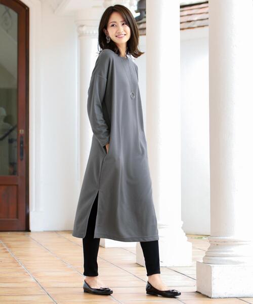 洗える 後ろジップダンボールニットワンピース ワンピース Tiaclasse ティアクラッセ のファッション通販 Zozotown