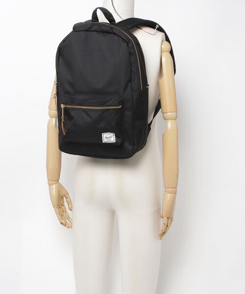 Herschel Supply（ハーシェルサプライ）の「Herschel Supply/ハーシェル バックパック SETTLEMENTMID VOLUME 9111154（バックパック/リュック・レディース・ブラック・FREE）」の5枚目の写真