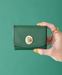 HASHIBAMI｜ハシバミの財布（グリーン・カーキ/緑色系・三つ折り