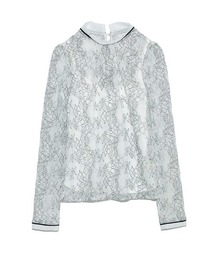 LILY BROWN | シフォン使いレーストップス(Tシャツ/カットソー)