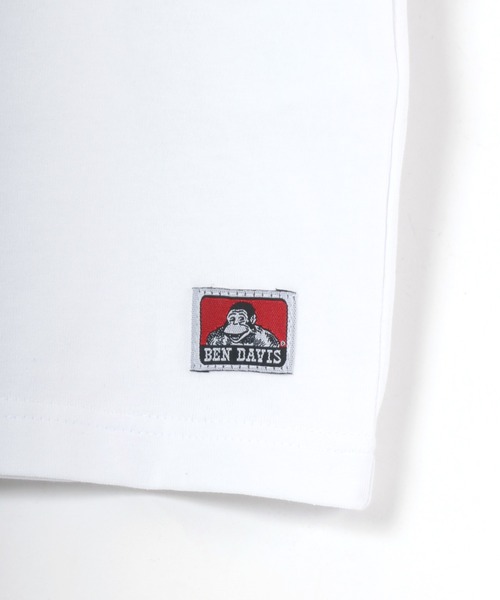 BEN DAVIS（ベンデイビス）の「BEN DAVIS/ベンデイビス ワンポイント ミニゴリラ刺繍 バックプリント ロングスリーブTシャツ（Tシャツ/カットソー・メンズ・ホワイト/ブラック/ベージュ/ダークグリーン・S/M/L/XL）」の19枚目の写真