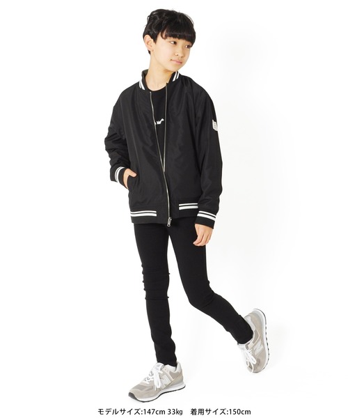 GLAZOS（グラソス）の「リバーシブルMA-1（MA-1・キッズ・ブラック/カーキ・140cm/150cm/160cm/170cm/130cm）」の6枚目の写真