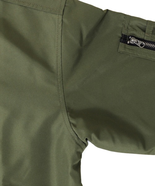 GLAZOS（グラソス）の「リバーシブルMA-1（MA-1・キッズ・ブラック/カーキ・140cm/150cm/160cm/170cm/130cm）」の12枚目の写真