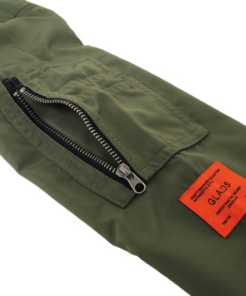 GLAZOS（グラソス）の「リバーシブルMA-1（MA-1・キッズ・ブラック/カーキ・140cm/150cm/160cm/170cm/130cm）」の16枚目の写真