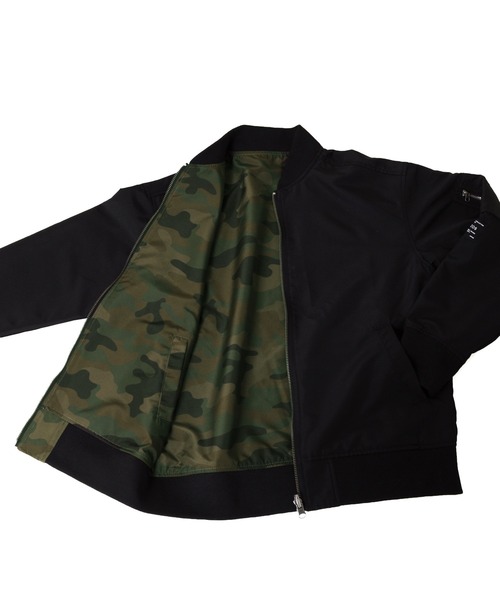 GLAZOS（グラソス）の「リバーシブルMA-1（MA-1・キッズ・ブラック/カーキ・140cm/150cm/160cm/170cm/130cm）」の18枚目の写真