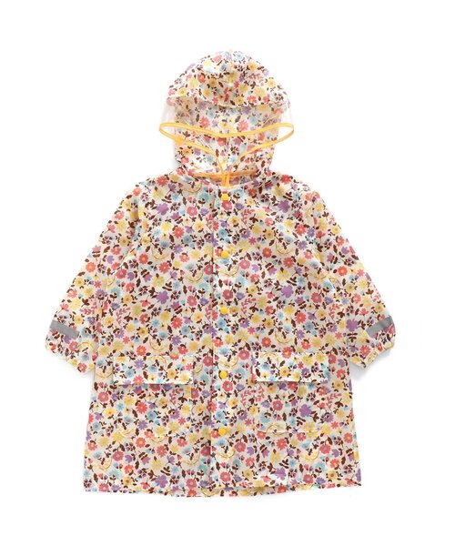 BREEZE（ブリーズ）の「■4色3柄ランドコート（レインコート/ポンチョ・キッズ・ネイビー/グレー/ピンク/アイボリー・100/110/120/130）」の4枚目の写真