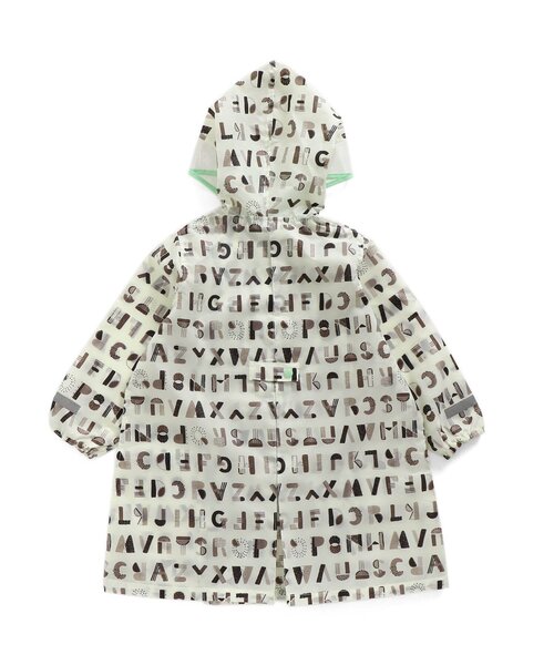 BREEZE（ブリーズ）の「■4色3柄ランドコート（レインコート/ポンチョ・キッズ・ネイビー/グレー/ピンク/アイボリー・100/110/120/130）」の6枚目の写真