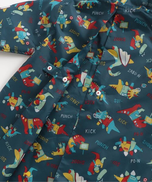 BREEZE（ブリーズ）の「■4色3柄ランドコート（レインコート/ポンチョ・キッズ・ネイビー/グレー/ピンク/アイボリー・100/110/120/130）」の16枚目の写真