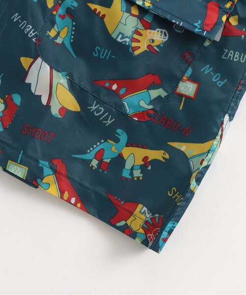 BREEZE（ブリーズ）の「■4色3柄ランドコート（レインコート/ポンチョ・キッズ・ネイビー/グレー/ピンク/アイボリー・100/110/120/130）」の17枚目の写真