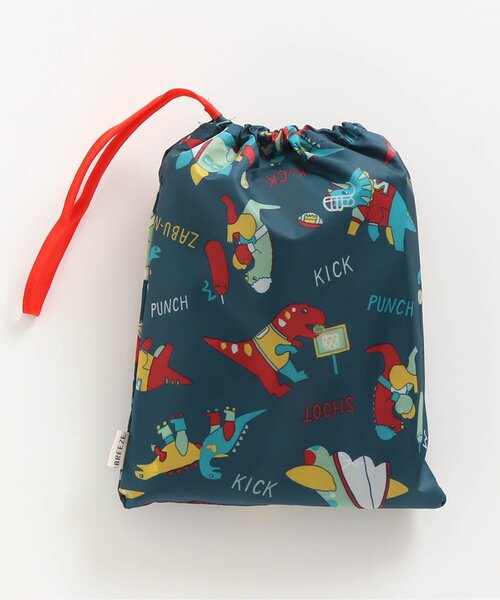 BREEZE（ブリーズ）の「■4色3柄ランドコート（レインコート/ポンチョ・キッズ・ネイビー/グレー/ピンク/アイボリー・100/110/120/130）」の10枚目の写真