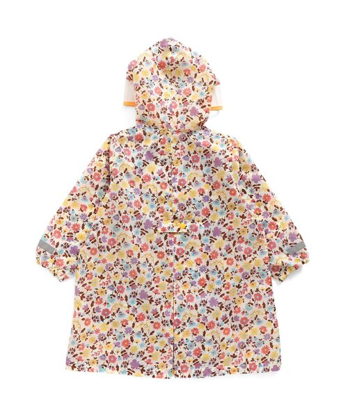 BREEZE（ブリーズ）の「■4色3柄ランドコート（レインコート/ポンチョ・キッズ・ネイビー/グレー/ピンク/アイボリー・100/110/120/130）」の8枚目の写真