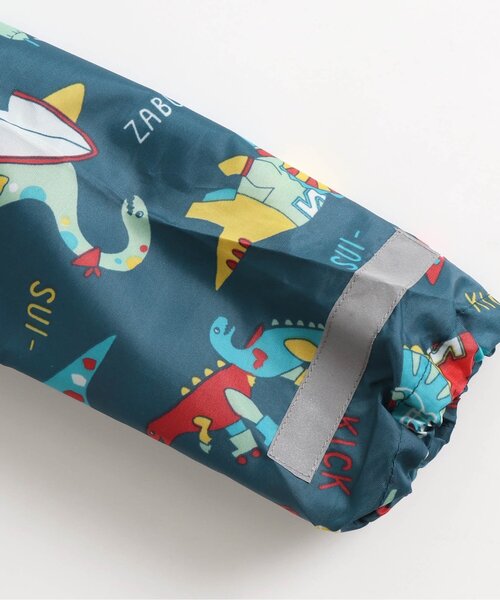 BREEZE（ブリーズ）の「■4色3柄ランドコート（レインコート/ポンチョ・キッズ・ネイビー/グレー/ピンク/アイボリー・100/110/120/130）」の18枚目の写真