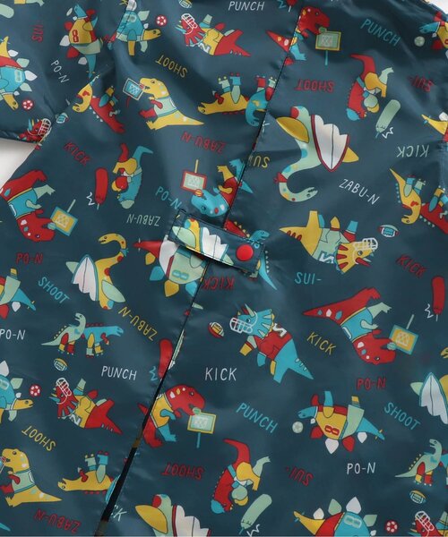 BREEZE（ブリーズ）の「■4色3柄ランドコート（レインコート/ポンチョ・キッズ・ネイビー/グレー/ピンク/アイボリー・100/110/120/130）」の15枚目の写真