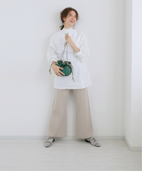 Simplicite（サンプリシテ）の「リーフジャガードドロストバッグ（ショルダーバッグ・レディース・ブルー系その他/グリーン/イエロー・FREE）」の18枚目の写真