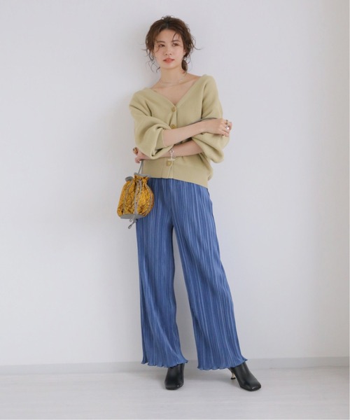 Simplicite（サンプリシテ）の「リーフジャガードドロストバッグ（ショルダーバッグ・レディース・ブルー系その他/グリーン/イエロー・FREE）」の22枚目の写真