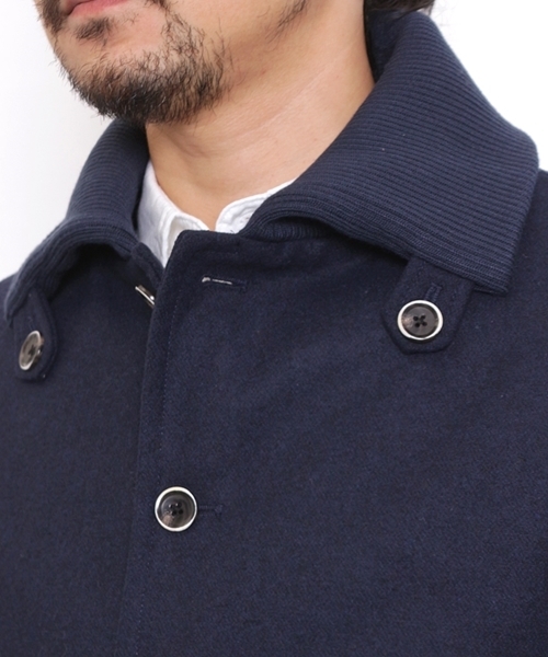 GIORDANO(ジョルダーノ)の「メルトンドンキージャケット(ブルゾン・メンズ・ブラック/ベージュ/ネイビー・LARGE/MEDIUM)」の9枚目の写真