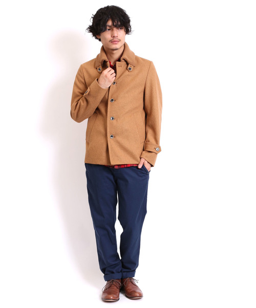 GIORDANO(ジョルダーノ)の「メルトンドンキージャケット(ブルゾン・メンズ・ブラック/ベージュ/ネイビー・LARGE/MEDIUM)」の8枚目の写真