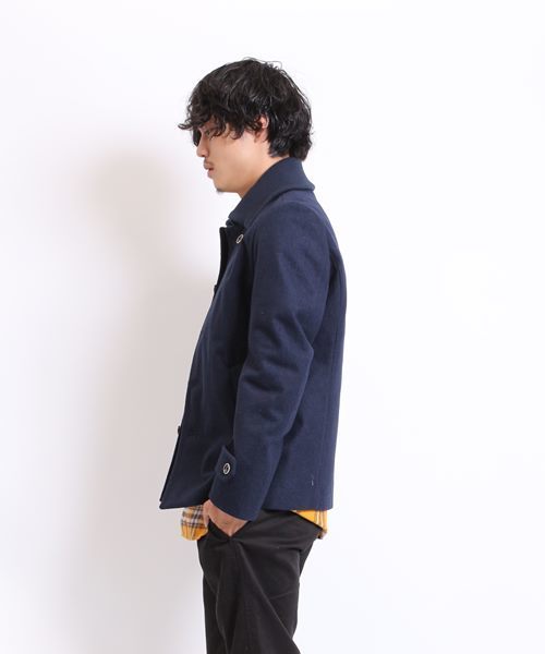 GIORDANO(ジョルダーノ)の「メルトンドンキージャケット(ブルゾン・メンズ・ブラック/ベージュ/ネイビー・LARGE/MEDIUM)」の11枚目の写真