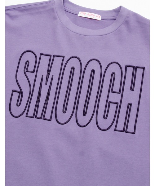 Little sunny bite（リトルサニーバイト）の「Smooch stitch long tee（Tシャツ/カットソー・レディース・ホワイト/ブラック/イエロー/パープル・FREE）」の15枚目の写真