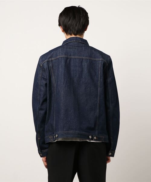 BENETTON (UNITED COLORS OF BENETTON)（ベネトンユナイテッドカラーズオブベネトン）の「デニムジャケット（デニムジャケット・メンズ・インディゴブルー・SMALL/MEDIUM/LARGE/X-LARGE）」の2枚目の写真