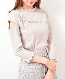 MAJESTIC LEGON | メロウスリットトップス(Tシャツ/カットソー)