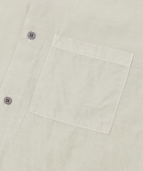 unify（ユニファイ）の「UNIFY　Cupro Cotton Band Collar Shirts（シャツ/ブラウス・レディース・ブラック/ブルー/グリーン・ONE）」の10枚目の写真