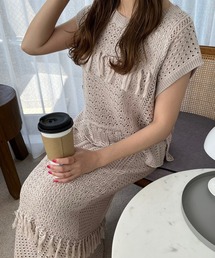 fifth | 【星玲奈レコメンド】クロシェ編みサマーニット(ニット/セーター)