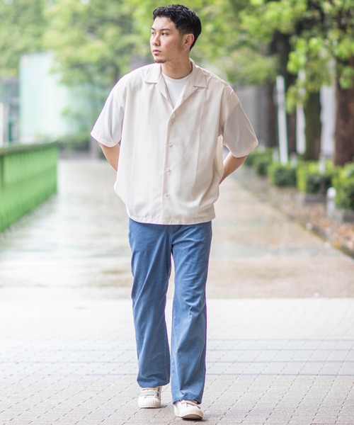 JOINT WORKS（ジョイントワークス）の「オープンカラーシャツ（シャツ/ブラウス・メンズ・ブラック/アイボリー/グリーン系その他・MEDIUM/LARGE）」の4枚目の写真