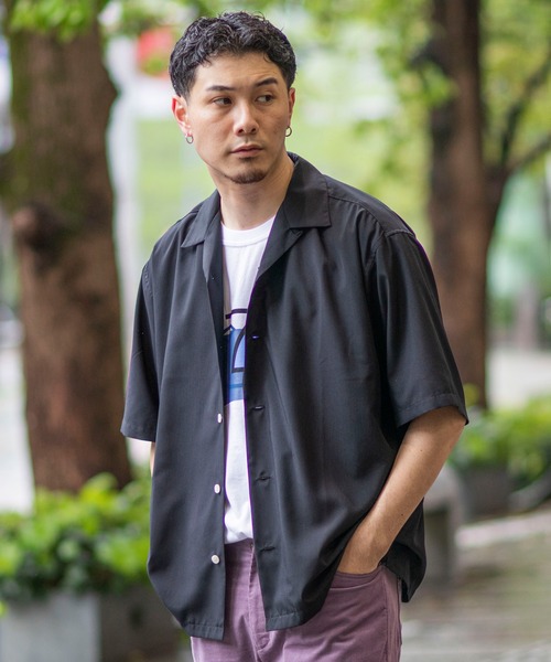 JOINT WORKS（ジョイントワークス）の「オープンカラーシャツ（シャツ/ブラウス・メンズ・ブラック/アイボリー/グリーン系その他・MEDIUM/LARGE）」の15枚目の写真